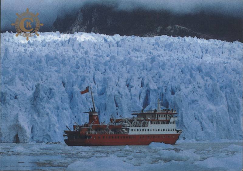 M/N Skorpios II Cruise Ship at Glaciar San Rafael