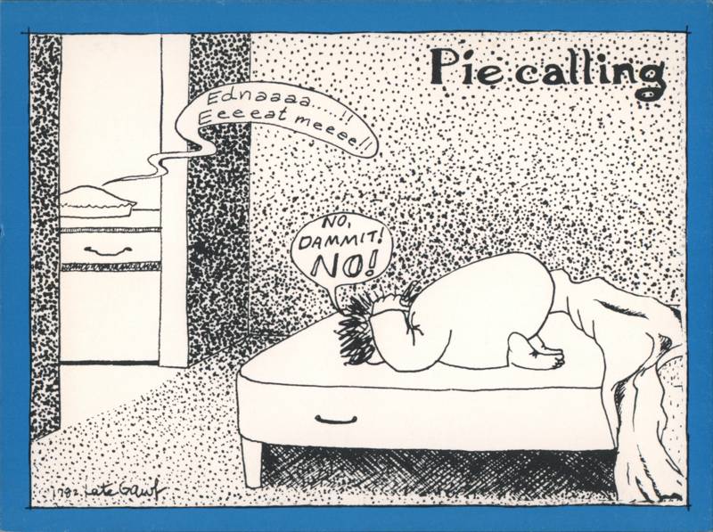 Kate Gawf 'Pie Calling' Humorous Comic