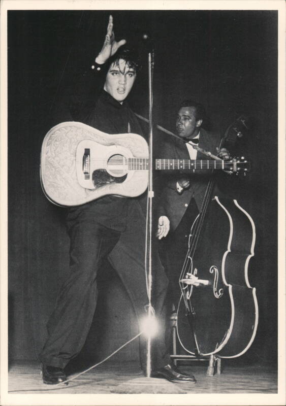 Elvis Presley on Stage with Guitar, c. 1957