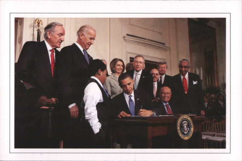 President Obama Signing Affordable Care Act Into Law, 2010