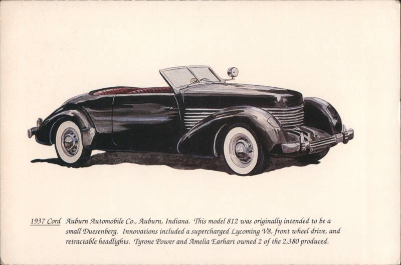1937 Cord Model 812 Convertible, College Plaza Shell