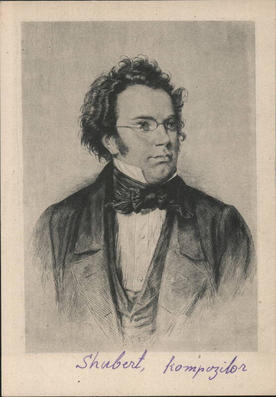 Franz Schubert Portrait, Soviet Izogiz Composers Series