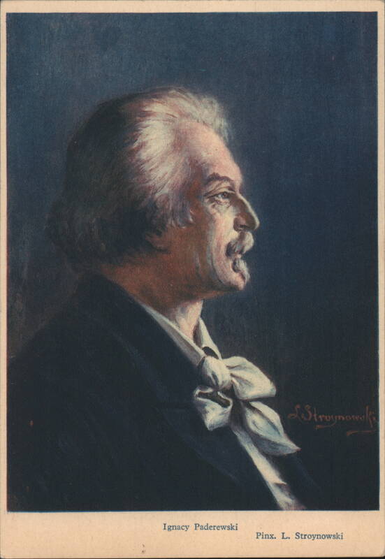 Ignacy Paderewski Portrait by L. Stroynowski 1932