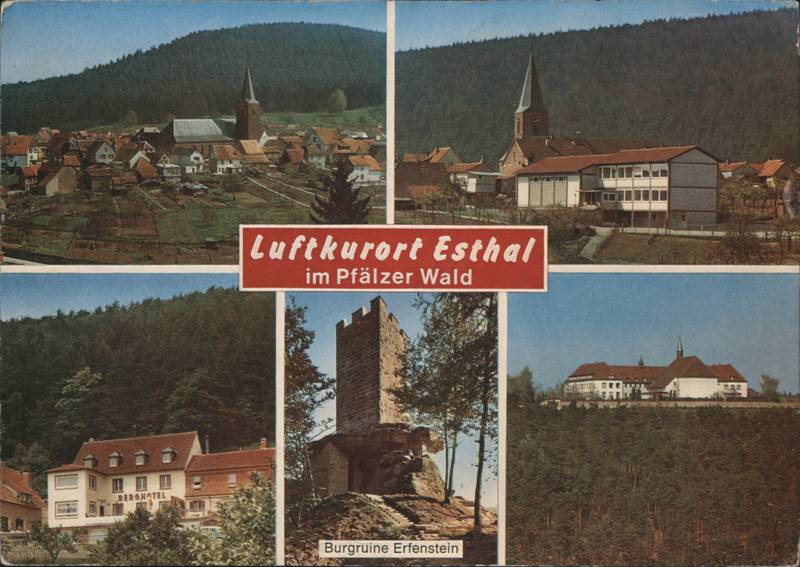 Luftkurort Esthal im Pfälzer Wald, Burgruine & Berghotel