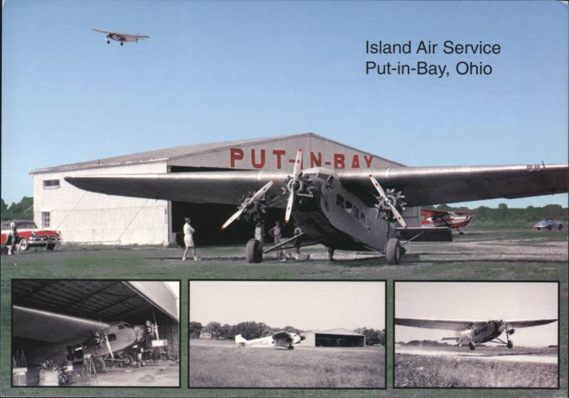 Island Air Service Ford Tri-Motor Airplanes & Hangar