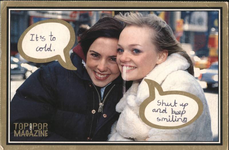 Spice Girls Mel C & Emma Bunton Bubble & Speak TOTP