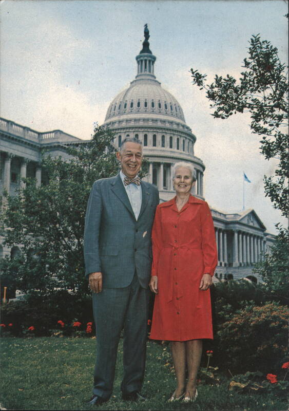 Congressman & Mrs. Edwin B. Forsythe at the US Capitol