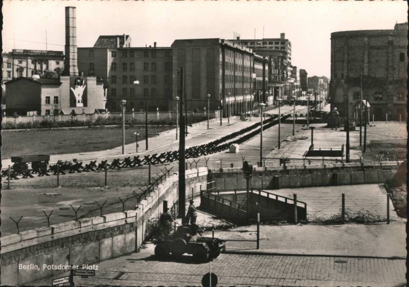 Potsdamer Platz Berlin Wall Border Fortifications