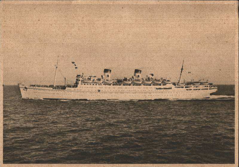 Italia Line Ocean Liner T/N Conte Grande / Conte Biancamano