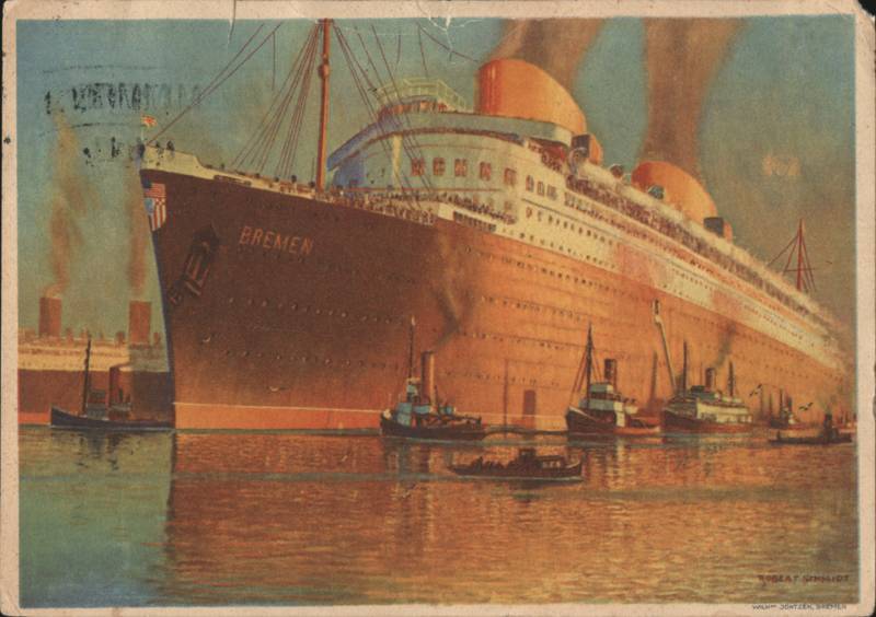 Norddeutscher Lloyd Ocean Liner SS Bremen