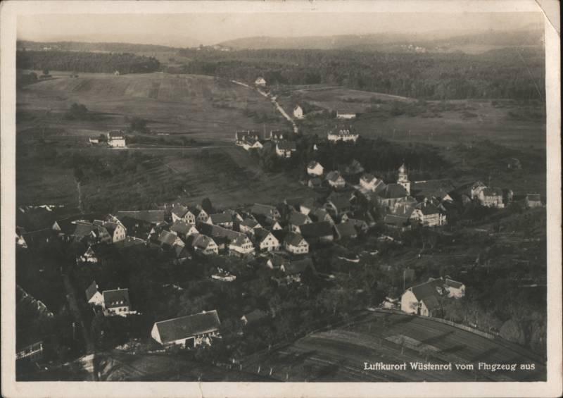 Aerial View of Luftkurort Wüstenrot