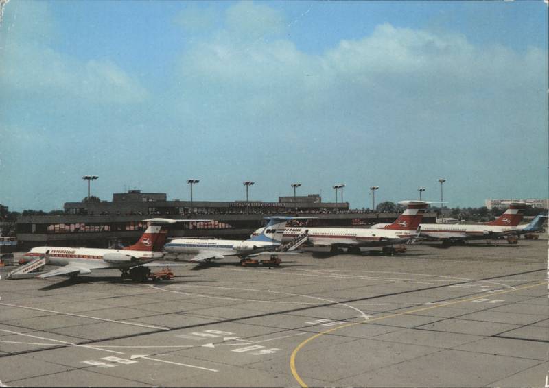 Flughafen Berlin-Schönefeld Interflug Airplanes