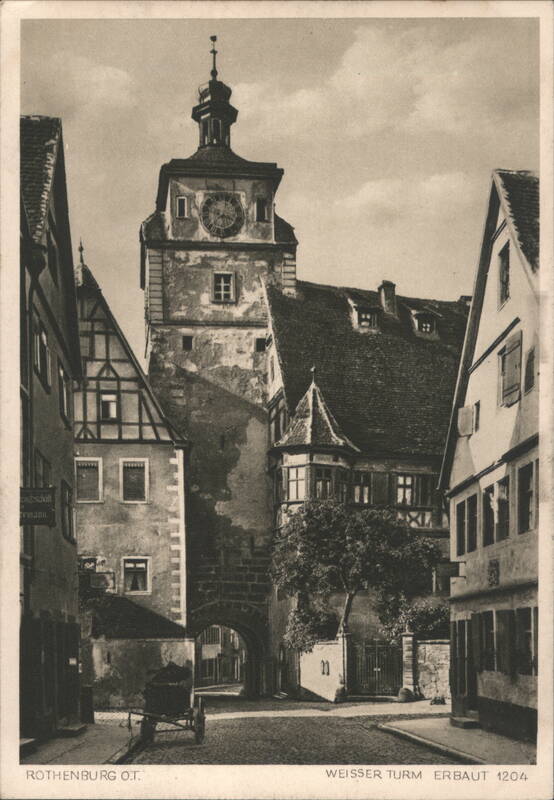 Weisser Turm Erbaut 1204 Medieval Tower