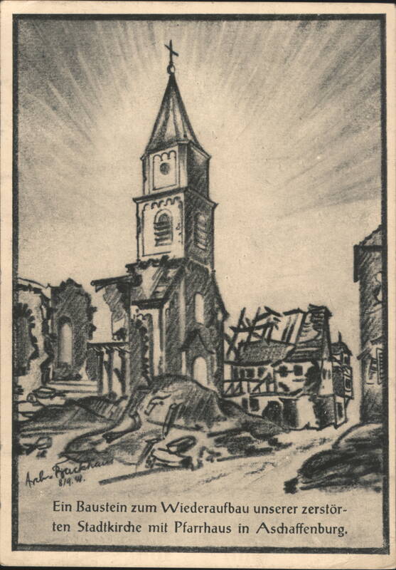 Destroyed Stadtkirche & Pfarrhaus Reconstruction