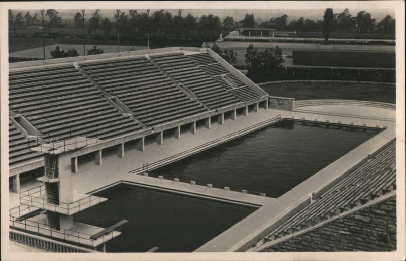 Reichssportfeld Blick auf das Schwimmstadion