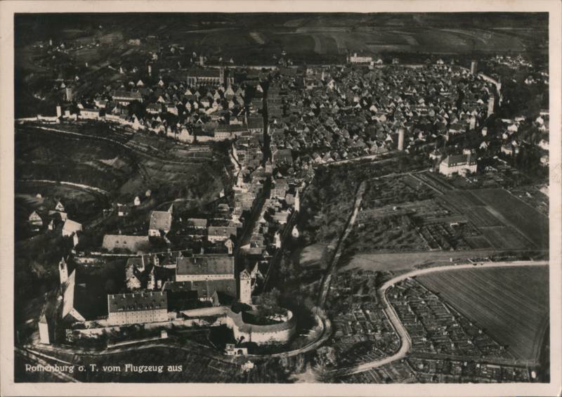Aerial View of the Old Town and Fortifications