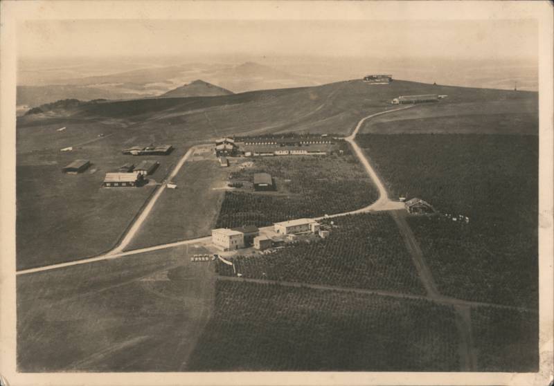 Wasserkuppe (Rhön) Fliegerlager, Fliegerschule Aerial