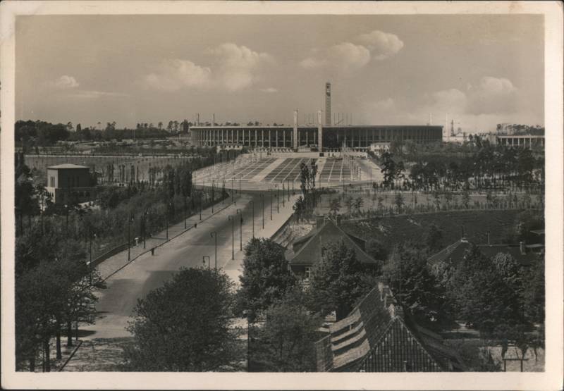 Main Entrance of the Reichssportfeld Olympic Stadium