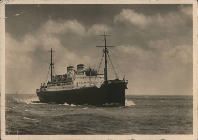 Hapag Motorschiff St. Louis Hamburg America Line