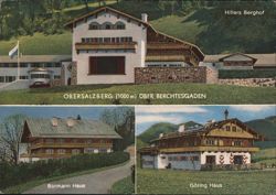 Obersalzberg: Hitlers Berghof, Bormann & Göring Haus Postcard