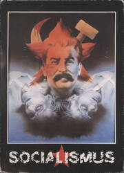 "Socialismus" Anti-Socialist Political Art by I. Beránek Postcard
