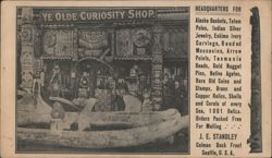 Ye Olde Curiosity Shop Storefront, Colman Dock Postcard