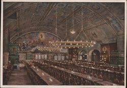 Hofbräuhaus Festsaal Grand Banquet Hall Interior Postcard