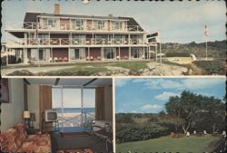 Windjammer Motel, North Beach Ocean Views Postcard