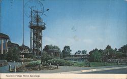 Vacation Village Hotel Observation Tower, Mission Bay Park Postcard