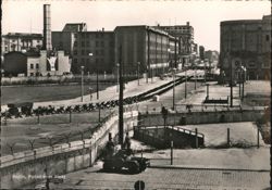 Potsdamer Platz Berlin Wall Border Fortifications Postcard