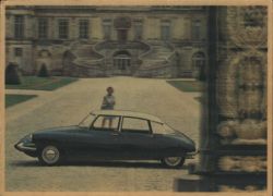 DS 21 Citroën Automobile, 3-D Grafa Publicité Postcard