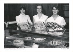 Woerne's European Pastry Shop, University Way Postcard