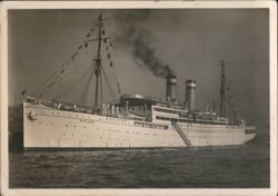 Passenger Ship Dampfer Oceana Postcard