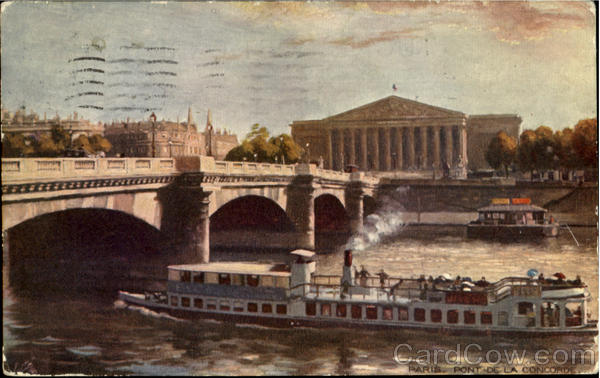 Pont De La Concorde Paris France