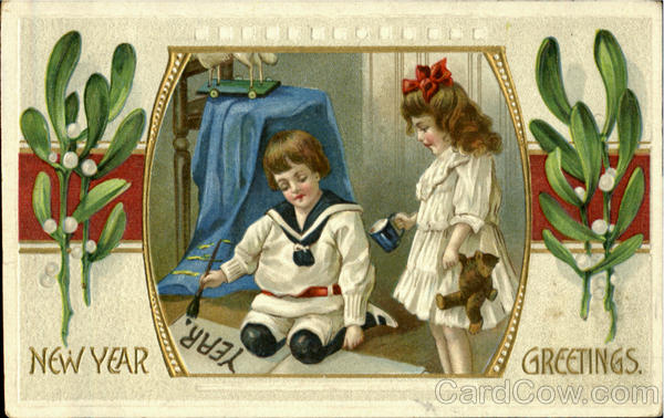 New Year Greetings New Year's