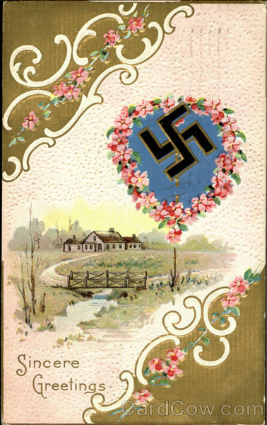 Sincere Greetings Swastika Swastikas