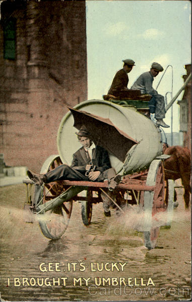 Gee It's Lucky I Brought My Umbrella Drinking