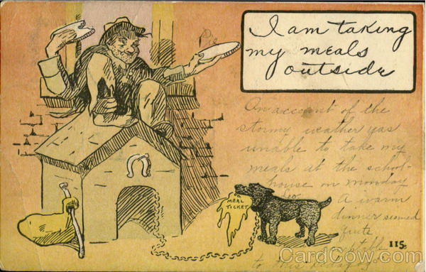 I Am Taking My Meal Outside Dogs