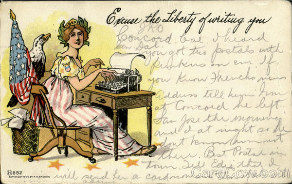 Excuse The Liberty Of Writing You Patriotic