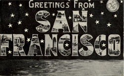 Greetings From San Francisco Postcard