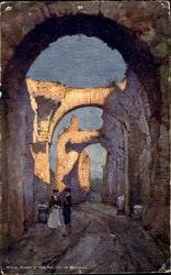 Rome Ruins Of The Palace Of Severus Postcard