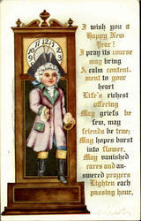 I Wish You A Happy New Year Postcard