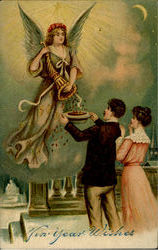 New Year Wishes Postcard