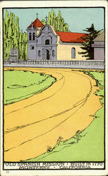 Old Spanish Mission Postcard