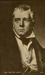 Sir Walter Scott Postcard