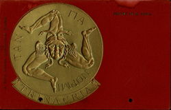 Emblema Della Sigilia - Embossed Postcard