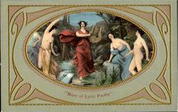 Muse Of Lyric Poetry Postcard