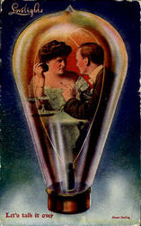 Lovelights - Vintage Light Bulp Postcard