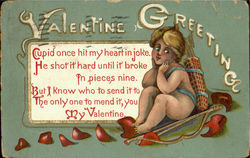 Valentine Greeting Postcard