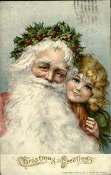 Christmas Greetings Postcard